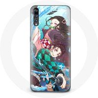 Maniacase Etui voor Huawei P20 Pro Tanjiro en Nezuko Demon Slayer Kimetsu no Yaiba Anime