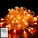Guirlande lumineuse orange, 3 mètres, 30 LED, fonctionne sur piles, avec minuterie