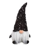 G. Wurm Gnome decoratief beeld & figuur Grijs, Zwart Textiel