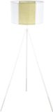 EGLO Arnhem Vloerlamp - E27 - Papier|Staal - Wit|Bruin