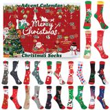 Merkloos Adventskalender met Kerstsokken