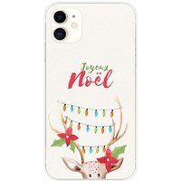 Apple iPhone 11 lichtgevend rendier siliconen case