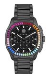 Philipp Plein Heren Horloge Spectre Skeleton - Zwart