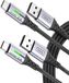 INIU USB C-kabel, [2 pack/2 + 2 m] USB type C snellaadkabel QC 3.0 USB A naar USB C gegevenssynchronisatie voor iPhone 16 15 Samsung S22 S21 Ultra S20 Note 20 Huawei Xiaomi Switch PS5 Google Pixel