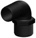 Trudesign Connecteur coudé M 1 1/2'' 38 mm noir
