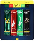Vandoren SRMIXA35 Altsaxofoon Jazz mengkaart inclusief 1 stuk ZZ, V16, JAVA en JAVA Red Force 3.5