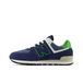 New Balance Sneakers '574' Navy / Lime / White