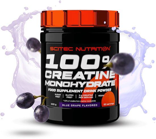 Scitec Nutrition 100% Creatine Monohydrate Blue Grape 300g