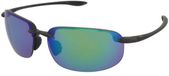 Maui Jim Hookipa Xlarge GM456-14 Zonnebril - Groen, Transparant, Kunststof, Spiegelend, Polariserend