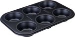 Zenker Perfect Black Muffinvorm 6 holtes 28 x 19 cm