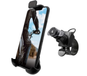 Lampa OptiLine Telefoonhouder Fiets - Telefoonhouder Motor - Universeel - 360 Graden Draaibaar - Duolock