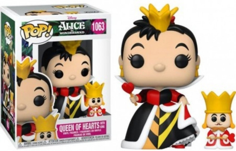 Funko 55740 POPandBuddy Disney: Alice 70th– Queen w/King