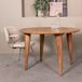 LABEL51 Fly Table à manger - Marron - Bois - 120 cm - Rond
