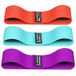 Amonax Stoffen weerstandsbanden voor dames, duurzame elastische banden voor gewichtsverlies training, fitnessaccessoires voor benen en billen