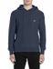Replay Sweat à capuche en coton tricoté bleu
