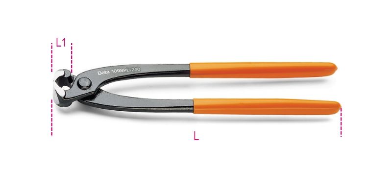 Beta Tynkarskie Obcęgi naar Siatki Rabitza met Rączkami PCV 220mm