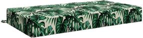 vidaXL Zitkussen SOEST 100% Polyester Bladpatroon 120 x 80 x 15 cm