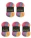 Wollbiene Signo Sparkling MoonGlitter Garen Meerkleurig