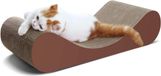 Merkloos / Sans marque ScratchMe Bone Cat Scratcher Kartonnen Lounge Bed - Bruin