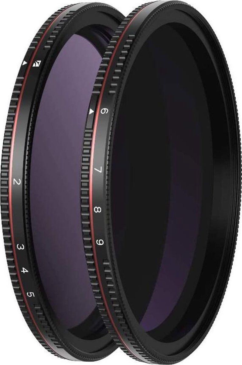 Freewell 82mm Hard Stop Variabele ND Filter Kit - All Day (2 tot 5 Stop & 6 tot 9 Stop) - 2 stuks