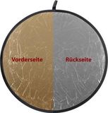 Delamax 730057 - Fotostudioreflector - Zilver/Goud - Vierkant - 550mm