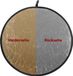 Delamax 730057 - Fotostudioreflector - Zilver/Goud - Vierkant - 550mm