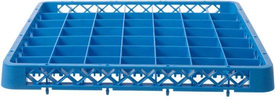 HENDI Vaatwaskorf verhoger – 49 vakken – 62x62 mm – 500x500x45mm – Polypropyleen