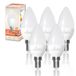(LA) 5 x LED-kaarsen C37, 7 W, krachtig, 680 lumen, E14-fitting, komt overeen met 60 W, neutraal wit (4500 K).