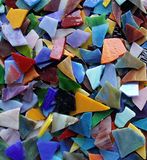 Lanyani Glas mozaïeken stukken gebrandschilderd glas, diverse kleuren en vormen, 1kg/35oz