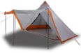 vidaXL Tipitent 8-persoons waterdicht grijs en oranje