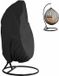 Housses de fauteuil suspendu Noir Tissu Oxford 115 x 190 cm