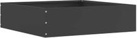 vidaXL Gazonrand 50 x 50 x 13 cm Staal Zwart