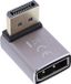InLine DisplayPort adapter | haaks naar boven | DP1.4 (8K 60Hz) | HBR3 | aluminium