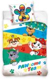 Carboex Paw Patrol dekbedovertrek Happy - Blauw - Katoen - 140 x 200 cm