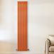 Orange Radiateur design vertical – Sunset Orange – 178 cm x 23,6 cm – Rang double – Vitality