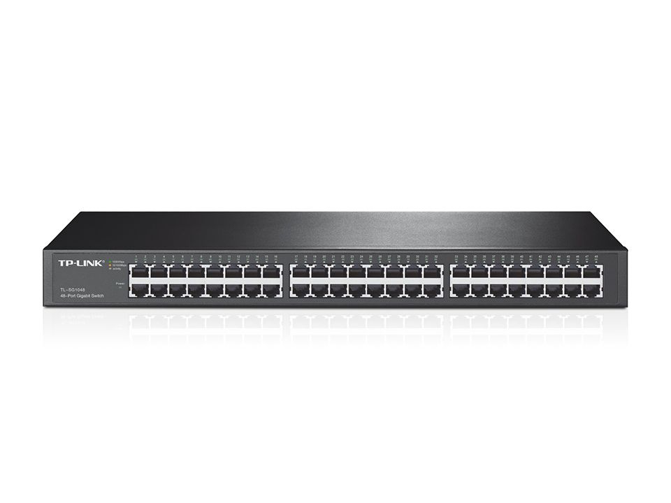 TP-LINK TL-SG1048 - Switch - 48 poorten - Zwart
