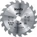 kwb Cirkelzaagblad 160 x 16 mm, snelle snede, gemiddelde kwaliteit, zaagblad geschikt voor zacht en hardhout, timmermansplaten en spaanplaat