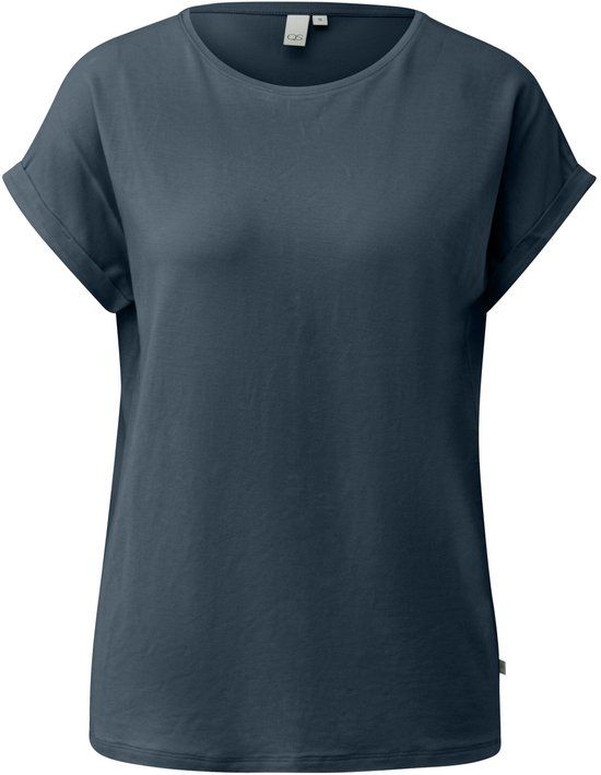 Q/S designed by - Dames t-shirt - Maat S - Vrouwen - Groen - Lyocell