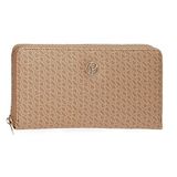Pepe Jeans Megan Portemonnee met kaartenvak, bruin, 19,5 x 10 x 2 cm, Bruin, Eén maat, portemonnee met kaartenvak
