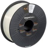 Amazon Basics PLA 3D-printerfilament, 1,75 mm, transparant, spoel van 1 kg