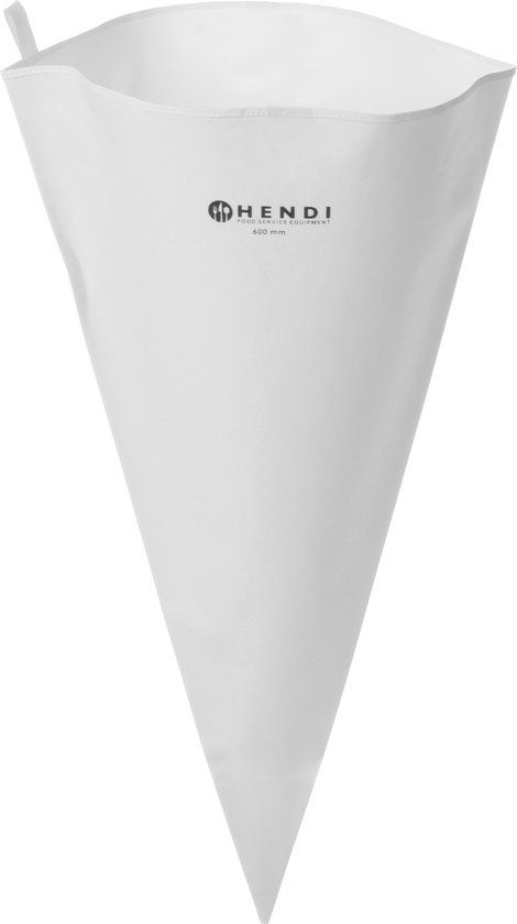 HENDI Spuitzakken katoen - uitkookbaar - met ophangoog - 500 mm - set van 2