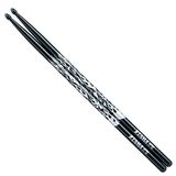 Tama TAMA-O5B-F-BS Silver Rhythimic Fire trommelstokken (paar, lengte 406 mm, diameter 15 mm) zwart