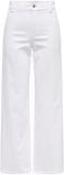 JDY wide leg high waist casual broek wit