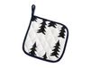 Fine Little Day Dessous de plat matelassé Gran 21x21 cm Blanc-noir