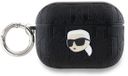 Karl Lagerfeld Monogram Karl Head Case voor AirPods Pro 2 - Zwart