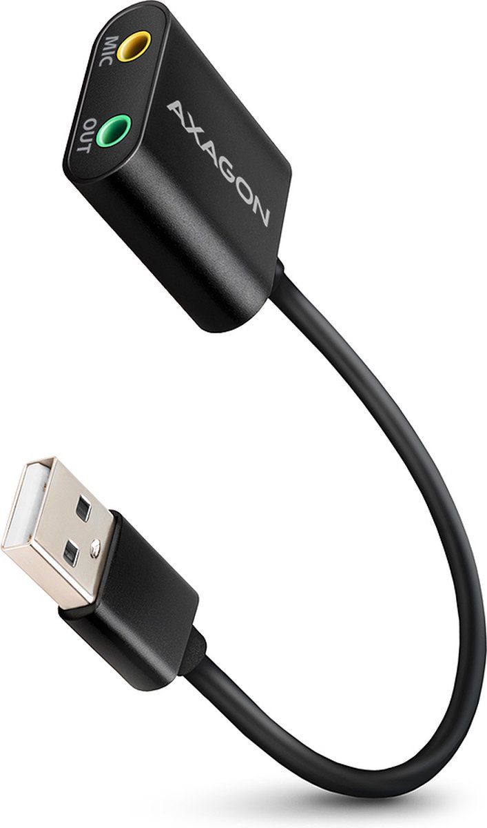 AXAGON ADA-12 USB2.0 - Stereo Audio Mini Adapter, 15cm cable