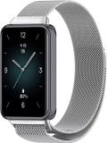 Strap-it Milanees RVS bandje / Milanese band - Zilver - Geschikt voor Honor Band 9