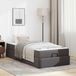 Maison Exclusive - Cadre de lit avec matelas Autre 2 pcs Gris PVC