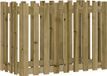 vidaXL Plantenbak verhoogd hekontwerp 100x50x70 cm geïmpregneerd hout