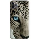1001 coques Apple iPhone 11 Pro Max Oeil de leopard bedrukt siliconen hoesje